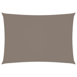 Zonnescherm rechthoekig 2x4 m oxford stof taupe