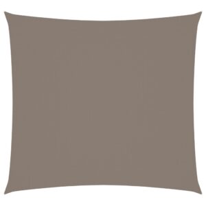 Zonnescherm vierkant 2x2 m oxford stof taupe