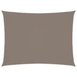 Zonnescherm rechthoekig 2x3 m oxford stof taupe