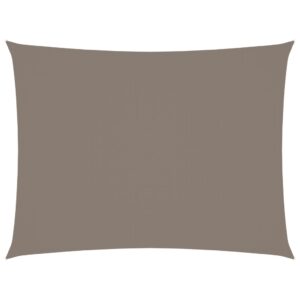 Zonnescherm rechthoekig 2x3 m oxford stof taupe