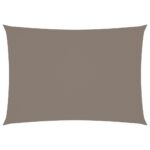 Zonnescherm rechthoekig 3x5 m oxford stof taupe