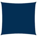 Zonnescherm vierkant 5x5 m oxford stof blauw