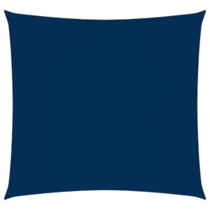 Zonnescherm vierkant 5x5 m oxford stof blauw