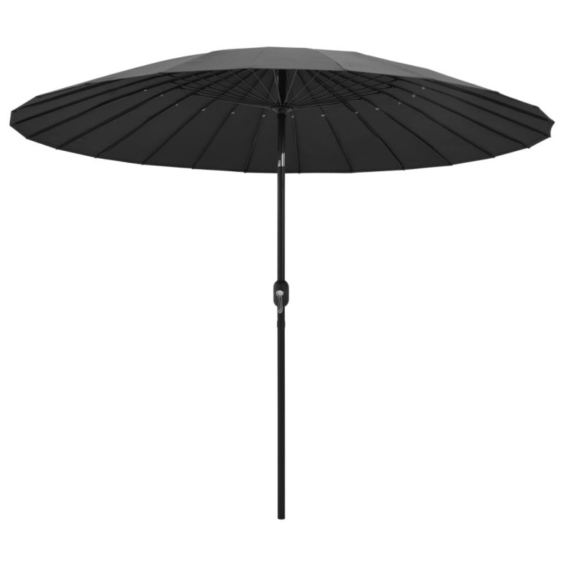 Parasol met aluminium paal 270 cm antraciet