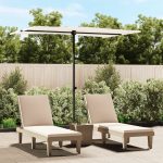 Parasol met aluminium paal 2x1